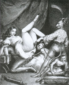 Diabolico-foutro-manie, srie de lithographies de Achille Devria